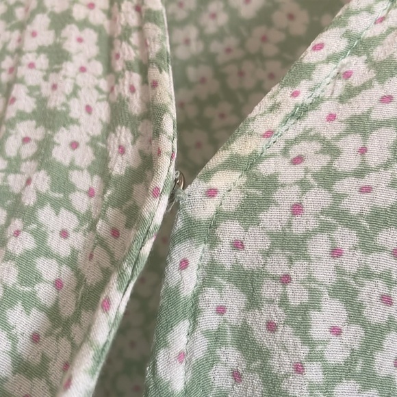 Rouje Paris Gabin Fleurette Menthol Wrap Dress - Picture 10 of 11